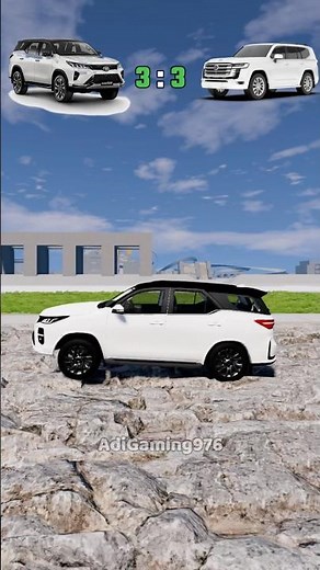 Fortuner Legender 🆚 Land Cruiser 🚙💥 – Speed & Crash Test in BeamNG.drive!