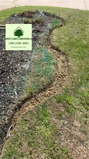 Before & After Mulch Refresh | Landscape Border Install 🔥