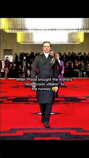 Historic collision of fashion and film ✨😮 #fashion #prada #film #supermodel #catwalk #edit #shorts