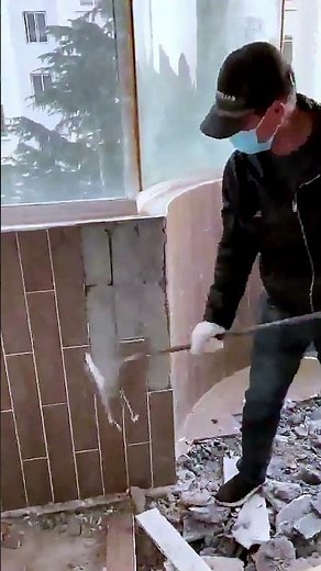 The process of removing tiles = good tools can improve efficiencyOptimized Title: