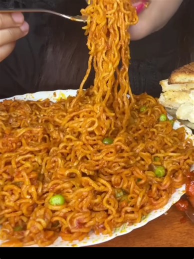 Spicy Maggi Noodles Challenge: ASMR Experience