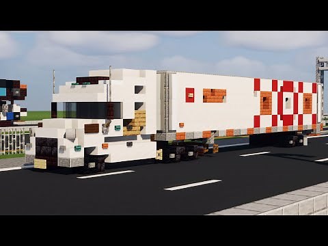 Minecraft Target Trailer Truck Tutorial