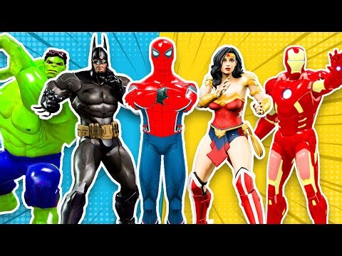 Super Hero 3d vs Squid Game Help Spider Man successfully rescue Squid Game Doll 5 Time Challenge