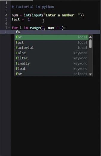 Factorial in Python | Python Logic Interview Question for Beginners