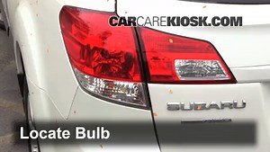 Reverse Light Replacement 2011 Subaru Outback 3.6R Limited 3.6L 6 Cyl.