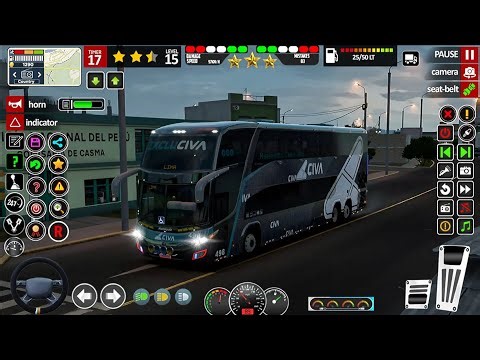 Euro Bus Simulator Game #029 | Real City Bus Transport Simulator 3D | Bus Game 2025 Andriod Gameplay