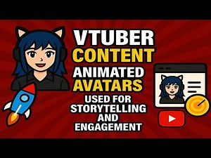 VTuber Content – Animated avatars used for storytelling and engagement. Virtual #youtuber