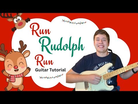 Run Rudolph Run Guitar Tutorial | Chords + Strumming