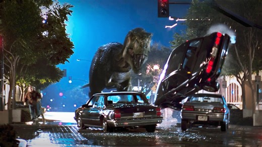 T rex rampages through San Diego | The Lost World: Jurassic Park 4K HDR