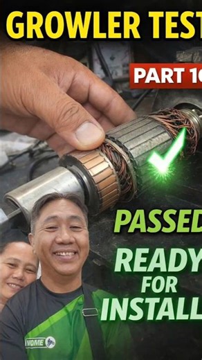 Growler Test Passed | Starter Repair | Part 10 ‪@armandelectrical‬