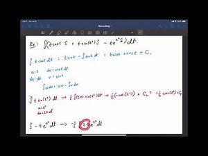 13.2 Part 2 - Integration of Vector Functions