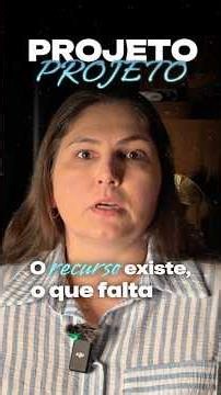 O recurso existe. O que falta, muitas vezes, é o projeto estar pronto.