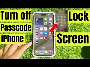 How to Turn Off Lock Screen Passcode on iPhone 15, 14 (Any iPhone) & Fix