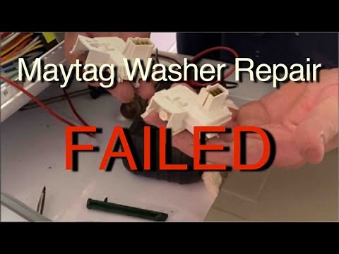 How to Replace a Lid Switch on Maytag Mod #LAT9416AAE. Failed Diagnosis