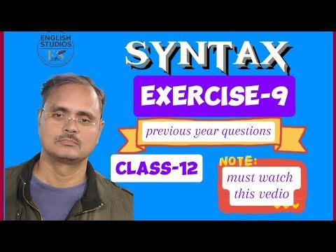 Syntax-9 #english #englishgrammar #education 