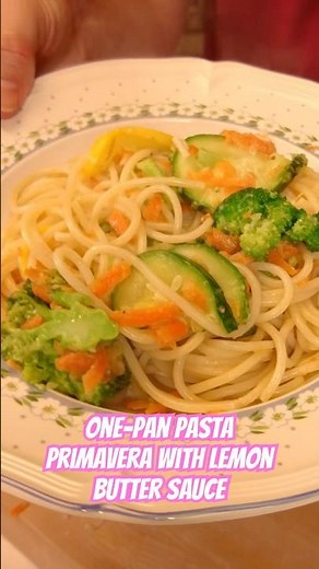 One-Pan Pasta Primavera with Lemon Butter Sauce | $2.64 per serving