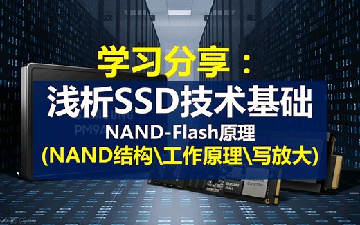 学习分享：浅析SSD技术基础（NAND-Flash原理）