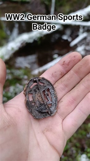 WW2 German Sports Badge (metal detecting) #worldwar2 #metaldetecting #history #ww2 #hobby