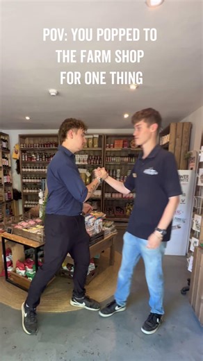 Alfie and Ollie got very carried away in our Farm Shop — grabbing all their favourite treats! 🛒🍪🐾 The best part? You don’t need a park ticket to visit The Farm Shop — pop in anytime for your own tasty haul! #FarmShopFun #SnackAttack #JimmysFarm #TreatYourself | Jimmy's Farm & Wildlife Park