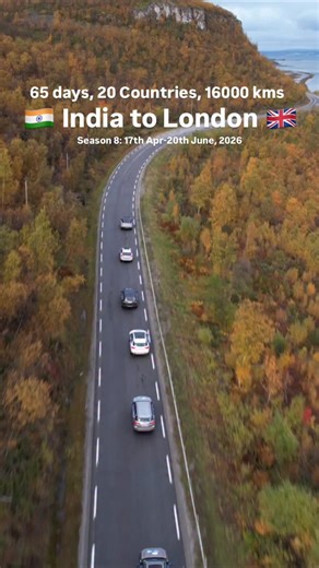 The ultimate cross-border convoy is here!❤️‍🔥 Drive through multiple countries, cross continents, and experience the legendary Road to London, an epic journey only Adventures Overland can deliver. ✨ After 7 successful seasons, Season 8 is bigger than ever, from India, Nepal, China, through the heart of Europe, all the way to London, every mile of this convoy is a story in itself. Dates: 17th April – 20th June, 2026 Be part of history. Dm for details! ❤️ #adventureoverland #roadtolondon #indiato