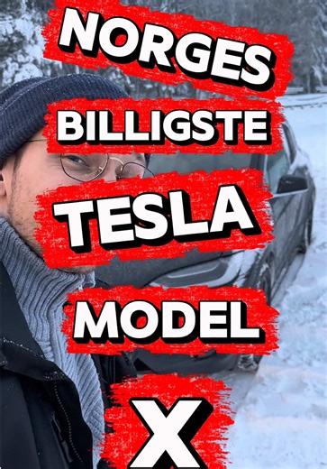 Norges billigste fungerende Tesla Model X