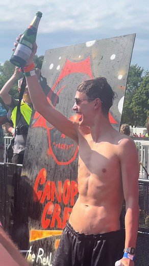 Festival Site Opens with Exciting Champagne Shower