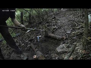 21) Forest Trail - Making Rustic Log Steps Part 2