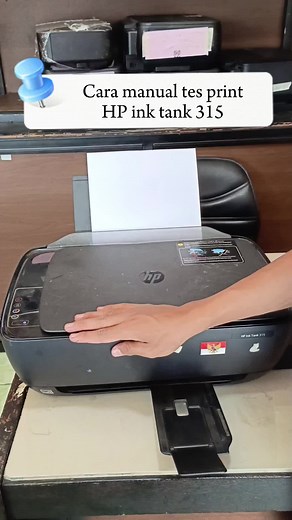 Cara Manual Test Print HP Ink Tank 315
