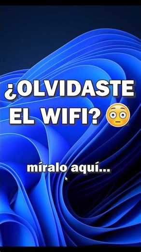 Mira tu clave WiFi 😳