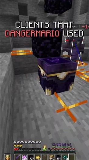 Clients that DANGERMARIO used #minecraft #crystalpvp #cpvp #pvp #mods #marlowww #banned #shorts