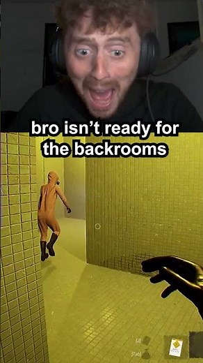 Bro Isn't Ready For The Backrooms..