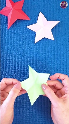 DIY 3D Paper Star 🎄 Stunning Christmas Decoration Tutorial!