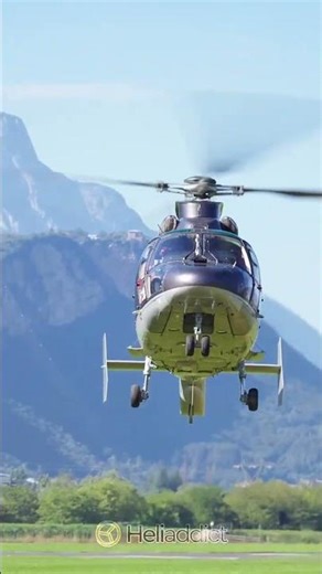 Eurocopter AS365 N3 Dauphin 2 Smooth Landing at Trento | Festivalvolare 2025 Helicopter Showcase