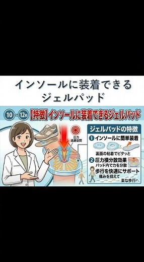 魚の目タコで足裏が痛い人用の「足楽パッド」とは、 #足楽パッド #足裏の痛み #魚の目 #タコ対策 #便利グッズ #ショート動画 #鶏眼