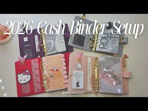 2026 Cash Binder Setup | New Binders + Big Life Update | Cash Envelope System for Beginners