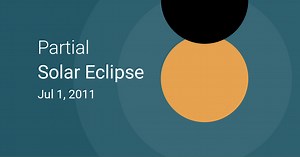 Partial Solar Eclipse on July 1, 2011