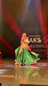 Beautiful @amanda_engel in her amazing performance during the competition at the @raksglamfestival 2025💚 #performance #raksglamfestival #stage | Raks Glam Festival