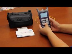 How to use a 1310/1550nm hand held laser light source?