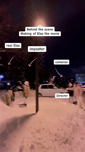 Behind the Scenes of Elsa's Movie Production