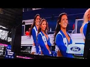 Dallas Cowboys Cheerleaders perform Thunderstruck Dance pregame vs Houston Texans 12/10/22