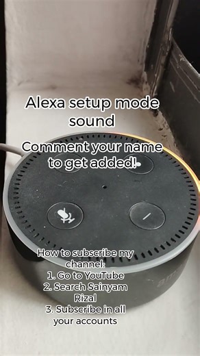 Alexa setup sound! Make sure to subscribe for more videos and longforms! Like the video too!