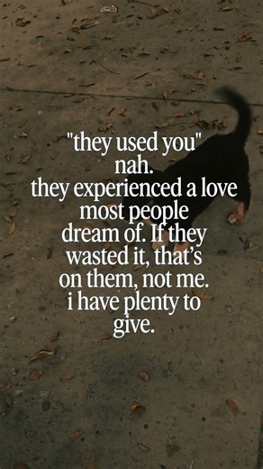 they experienced the love most people dream of If they wasted it, that's on them, not me #shorts