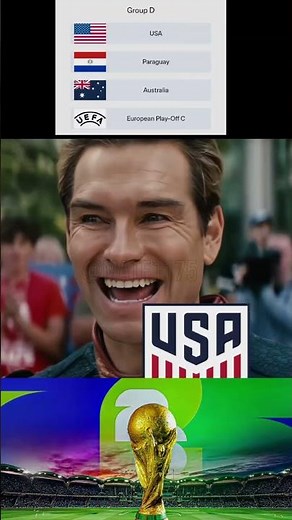 Worldcup 2026 Draw Group A - F part one Meme