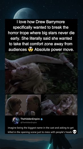 Let's be real Drew Barrymore dying first in Scream (1996) was genius