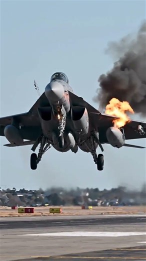 F/A-18 Super Hornet Emergency Landing - Engine on Fire! 😱#F18 #SuperHornet #FighterJet #Emergency