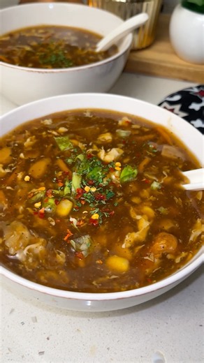 The best Soup you'll EVER make,Hot and Sour Soup #cooking #fyp #foryou #trendingshorts