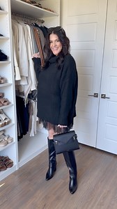 Had to try the viral lace slip skirt trend and it did not disappoint! Such a fun and chic combo and so many ways to style it. Leave a comment below and I’ll send a 🔗 right to your inbox! #littleblackdress #datenightoutfit #size16 #size14style #fallfashion #howtostylevideo #midsize #ltkcon size 14, little black dress, fall fashion, affordable style, date night outfit, fall boots | Curves To Contour