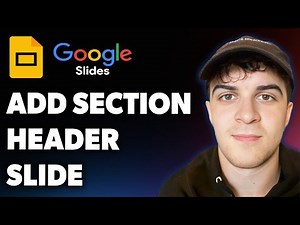 How to Add a Section Header Slide in Google Slides Google Slides (Full 2025 Guide)