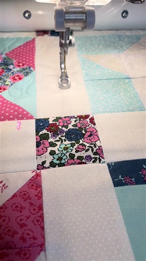 My First Quilt Journey: Loading the Longarm Machine