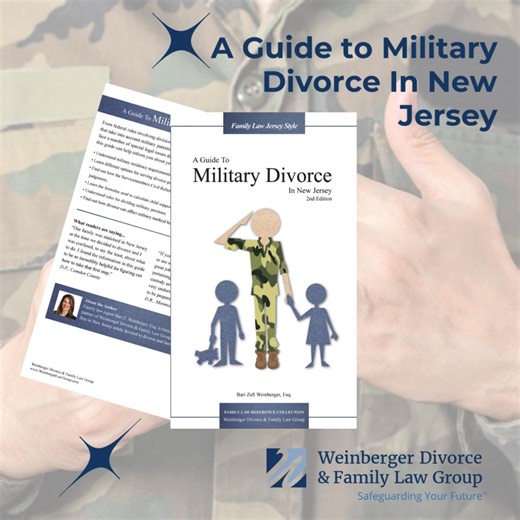🌟 Navigating a Military Divorce? We’re Here to Guide You. 🌟 Military divorce comes with unique challenges, from dividing military pensions to handling child custody during deployments. Our eBook, A Guide to Military Divorce in New Jersey, by Bari Z. Weinberger, Esq., provides essential insights into the special legal issues military families face during divorce. Whether you're a service member or a military spouse, this guide will help you understand your rights and options. 📖 Learn more abou